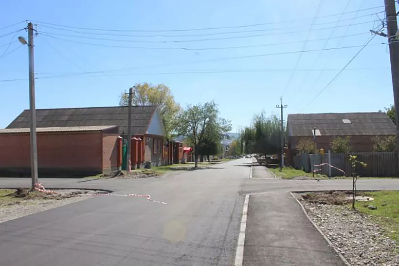 В&nbsp;Малгобеке в&nbsp;Ингушетии уложили асфальт на&nbsp;улице Зои Космодемьянской