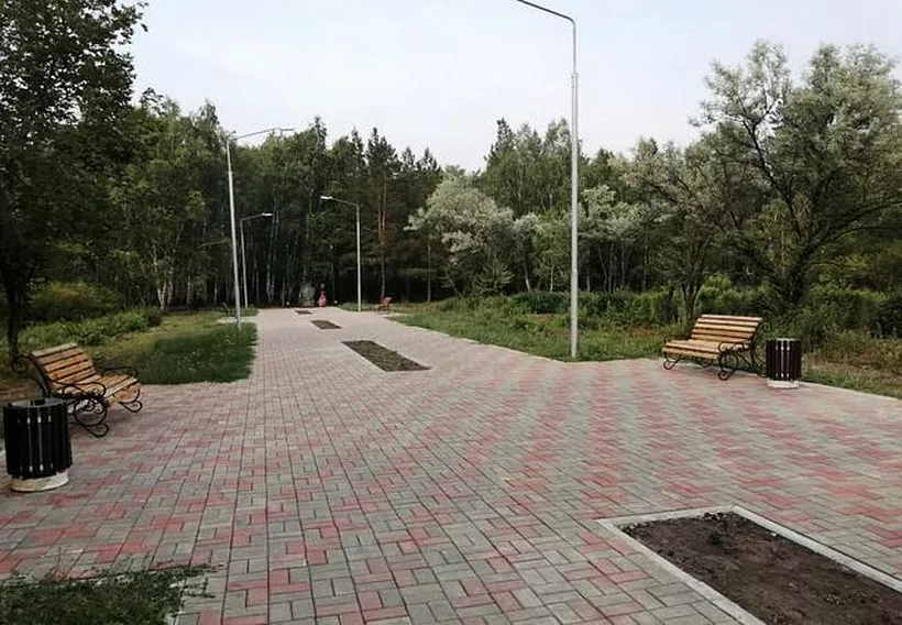 В&nbsp;селе Целинное Курганской области благоустроили парк &laquo;Победа&raquo;