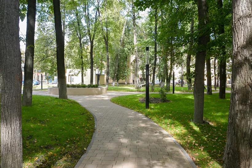 В&nbsp;Нижнем Новгороде благоустроили сквер на&nbsp;улице Героя Безрукова