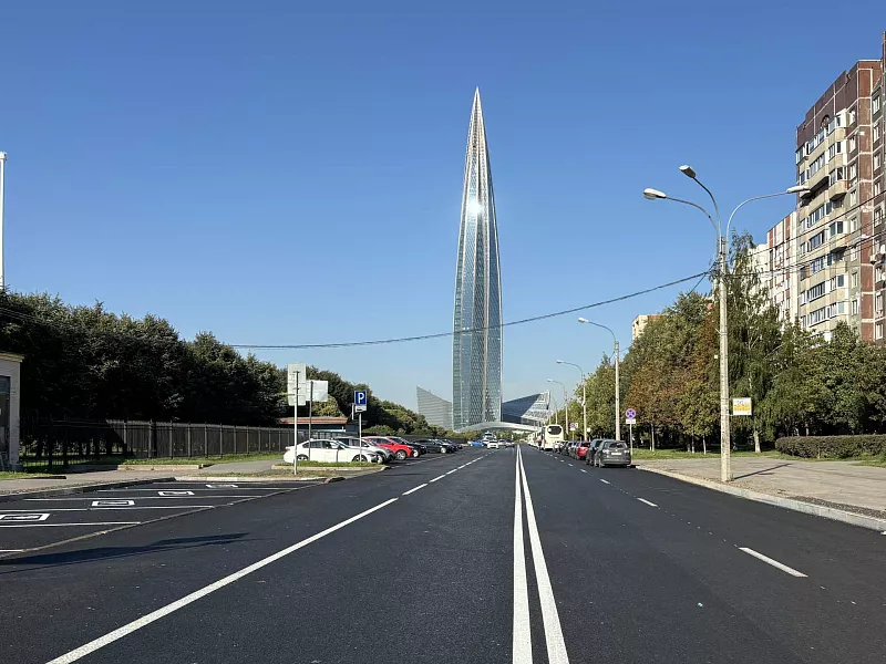 В&nbsp;Санкт-Петербурге отремонтировали участок Приморского проспекта