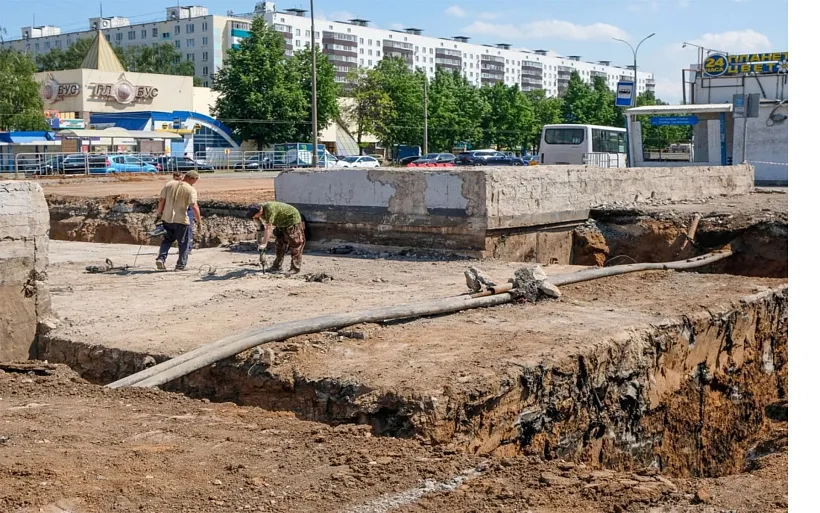 В&nbsp;Набережных Челнах Татарстана продолжается ремонт проспекта Вахитова
