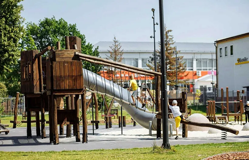 В&nbsp;подмосковном Зарайске открыли обновленную детскую площадку
