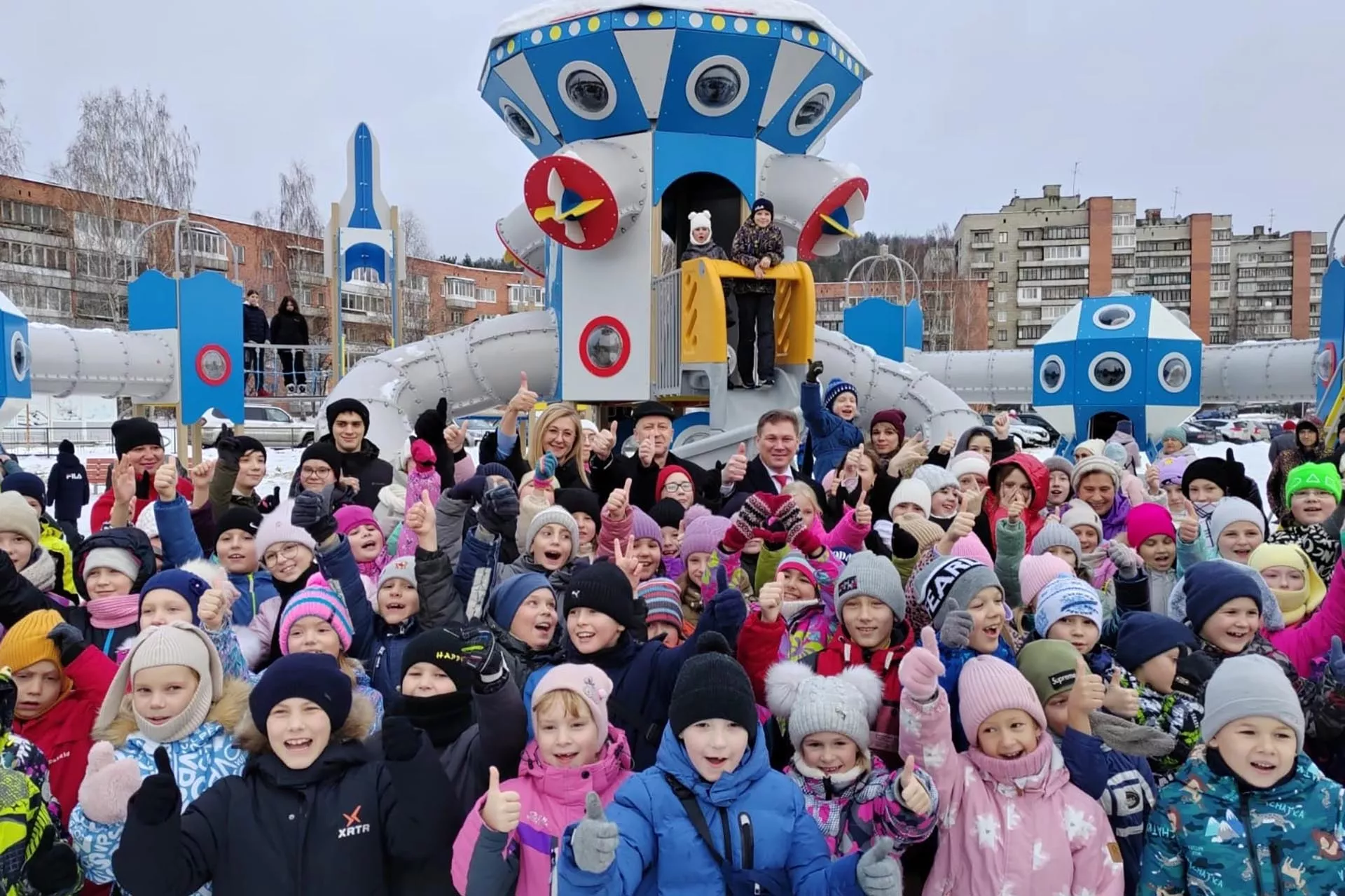 Детский игровой комплекс реконструирован в&nbsp;Новоуральске