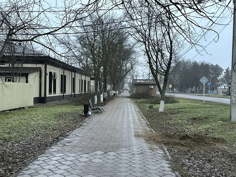 В&nbsp;Зеленокумске Ставропольского края начали реконструкцию пешеходной зоны
