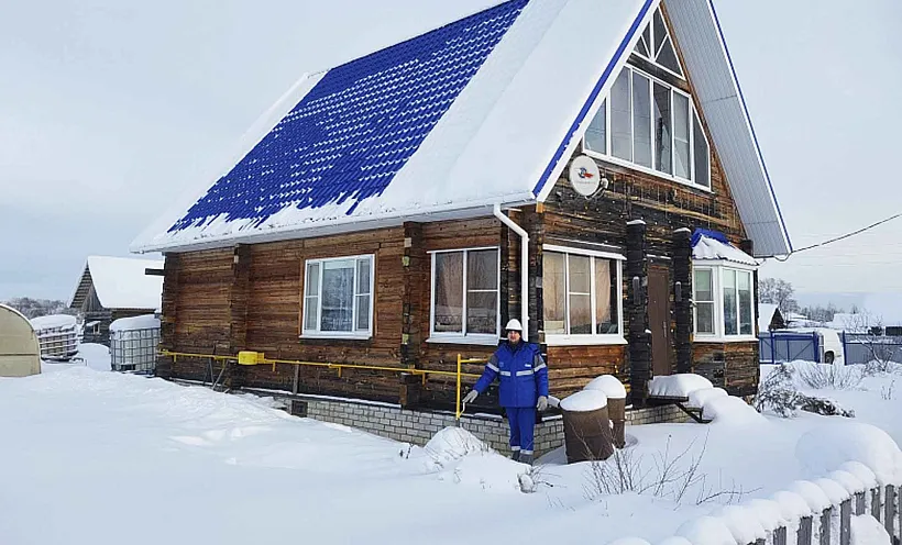 В&nbsp;деревне Окуловке Архангельской области газифицировали первые домовладения