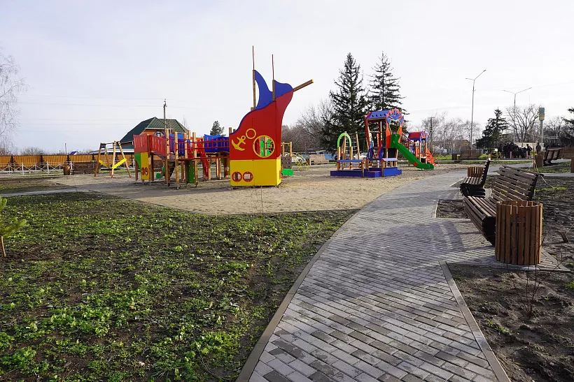 В&nbsp;кубанской станице Атаманской благоустроили общественную территорию