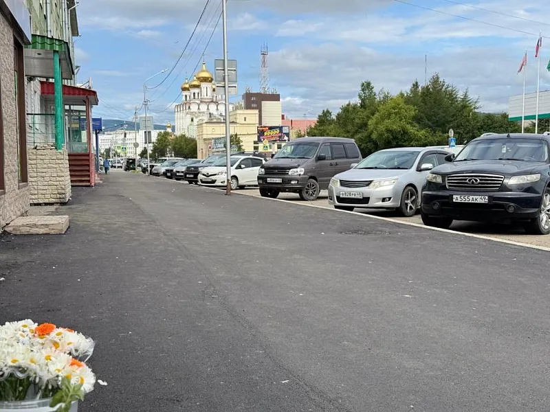 В&nbsp;Магадане завершился ремонт улицы Пролетарской