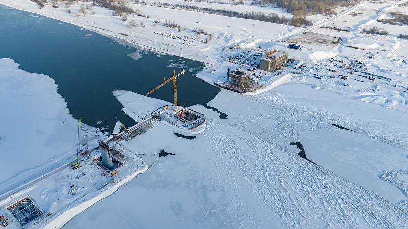 На&nbsp;дороге Дюртюли&nbsp;&mdash; Ачит приступили к&nbsp;работе над&nbsp;мостом через реку Белую