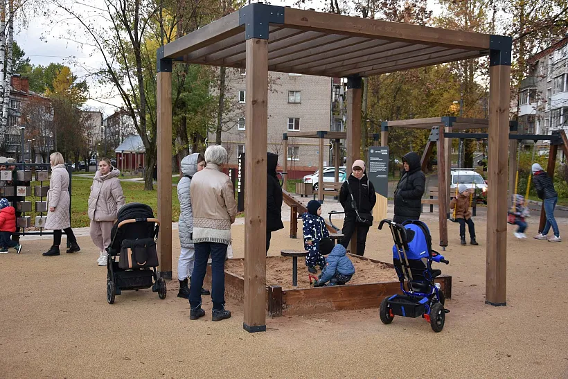 В&nbsp;подмосковном Можайске после благоустройства открыли сквер &laquo;Черемушки&raquo;