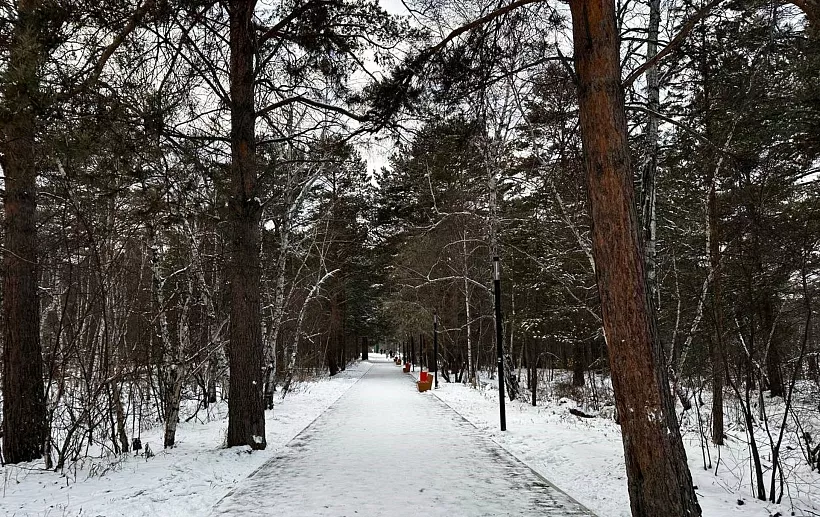 Благоустройство парка завершилось в&nbsp;городе Шелехове Иркутской области