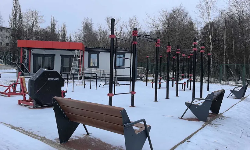 В&nbsp;городе Лыткарино в&nbsp;Подмосковье отремонтировали стадион &laquo;Полет&raquo;