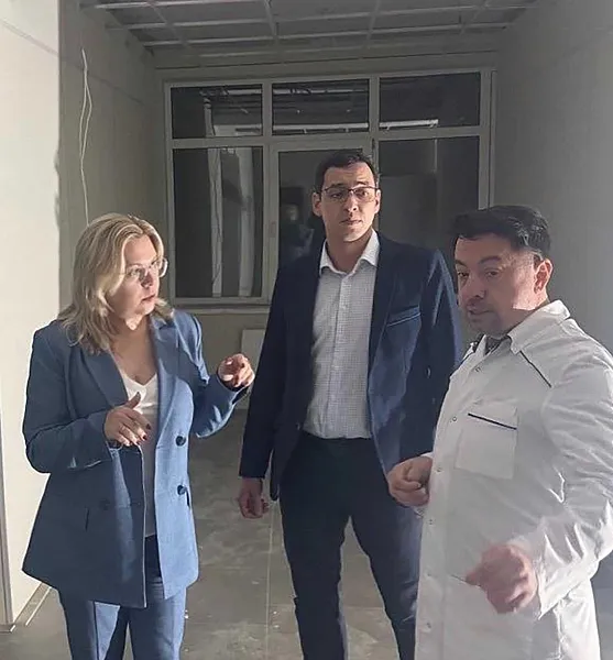 В&nbsp;поликлинике Дмитриева в&nbsp;Курской области завершают первый этап ремонта