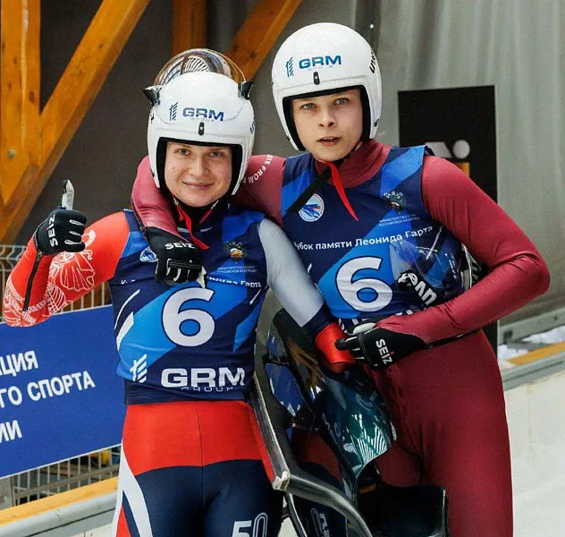 Саночницы из&nbsp;Подмосковья завоевали четыре награды на&nbsp;чемпионате России