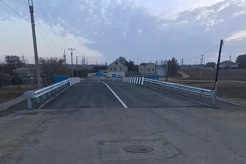 В&nbsp;селе Арзгир Ставропольского края отремонтировали мост