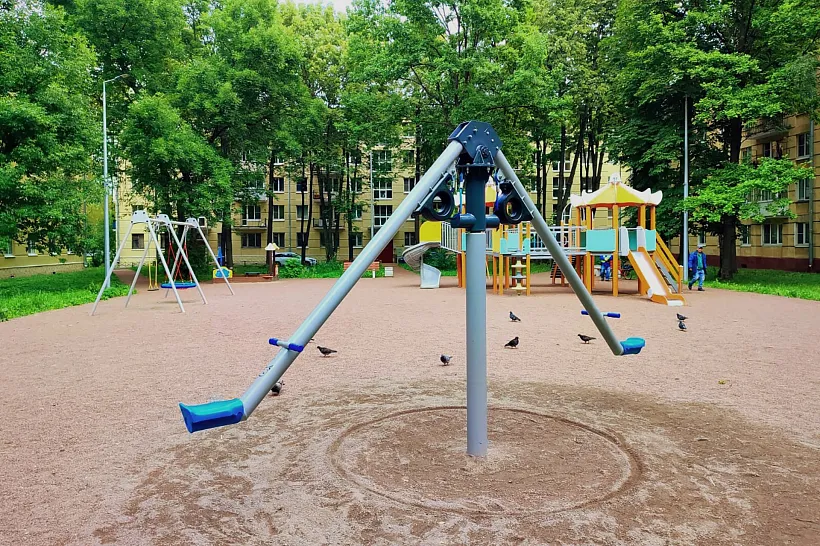 В&nbsp;Санкт-Петербурге благоустроили детские площадки