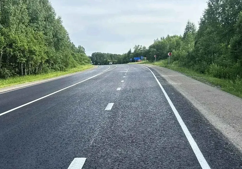 В&nbsp;Кузбассе отремонтировали участок трассы Кузедеево&nbsp;&mdash; Мундыбаш&nbsp;&mdash; Таштагол