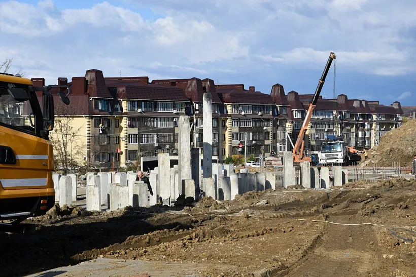 Новый корпус школы в&nbsp;Горячем Ключе достроят к&nbsp;концу следующего года