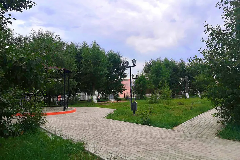 Парк поселка Заиграево в&nbsp;Бурятии преобразился после благоустройства