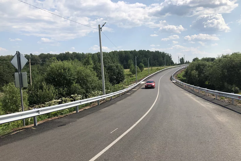 В&nbsp;Пермском крае отремонтировали дорогу к&nbsp;селу Башкултаево