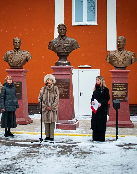 Бюсты героев-летчиков установили в&nbsp;городе Чкаловске Нижегородской области