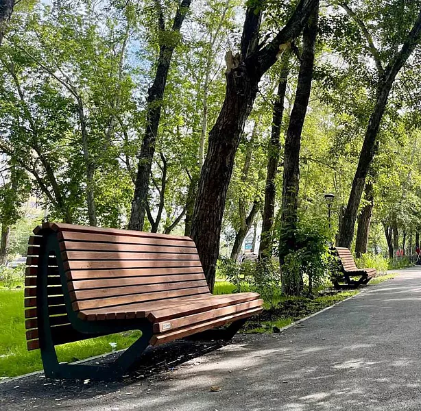 Благоустройство сквера в&nbsp;одном из&nbsp;районов Челябинска завершено на&nbsp;85%