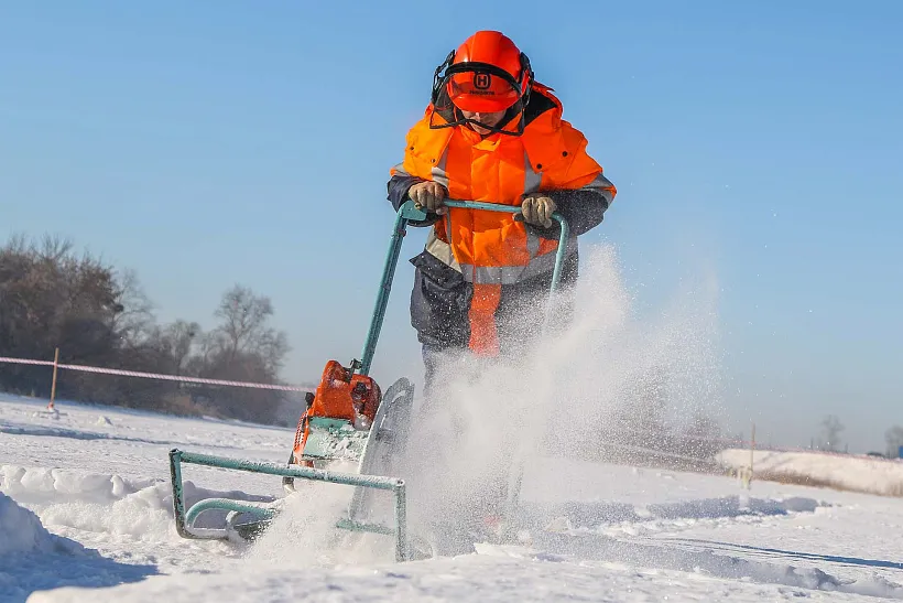 На&nbsp;реках Ямала началась подготовка к&nbsp;весеннему паводку