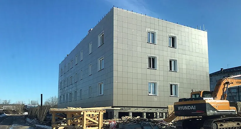 В&nbsp;поселке Луковецком Архангельской области строят новый дом