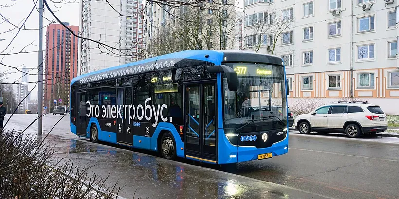 С&nbsp;начала года в&nbsp;столице вышли на&nbsp;маршруты более 50&nbsp;электробусов