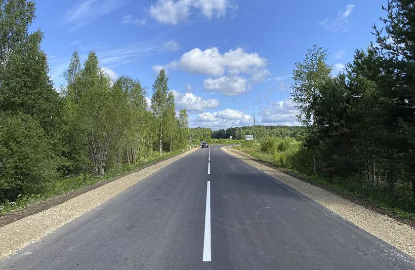 В&nbsp;Нижегородской области обновили дорогу между двумя деревнями