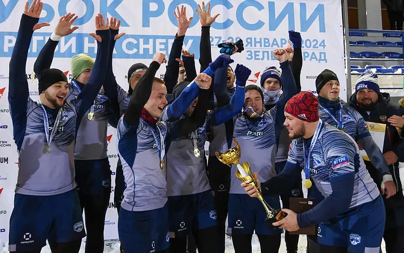 Кубок России по&nbsp;регби на&nbsp;снегу впервые выиграли калининградцы