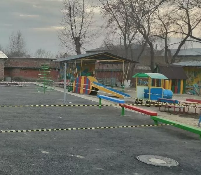 Детсад и&nbsp;площадку благоустроили в&nbsp;Камышловском округе на&nbsp;Урале