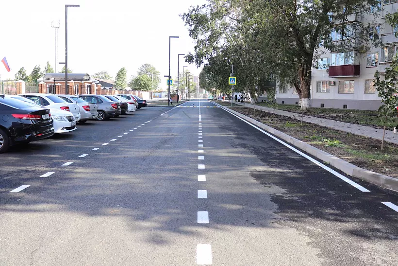 В&nbsp;Грозном отремонтировали улицу Нурбагандова
