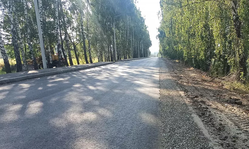 В&nbsp;Выгоничском районе Брянской области расширили участок дороги
