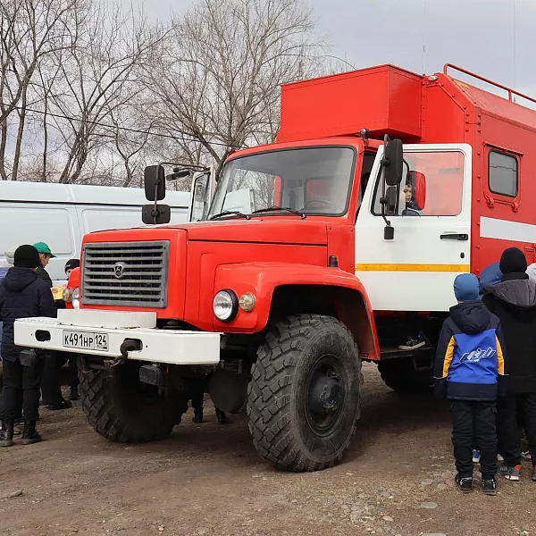 В&nbsp;Красноярском крае начал курсировать лесопожарный автопатруль