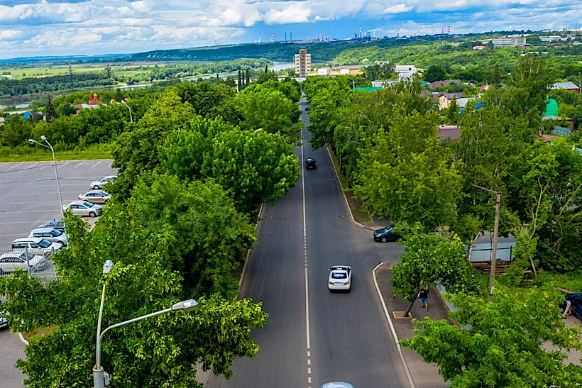 На&nbsp;одной из&nbsp;улиц Уфы досрочно завершили ремонт дорожного полотна