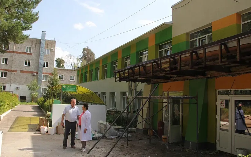 В&nbsp;городе Кохма Ивановской области ремонтируют детскую поликлинику