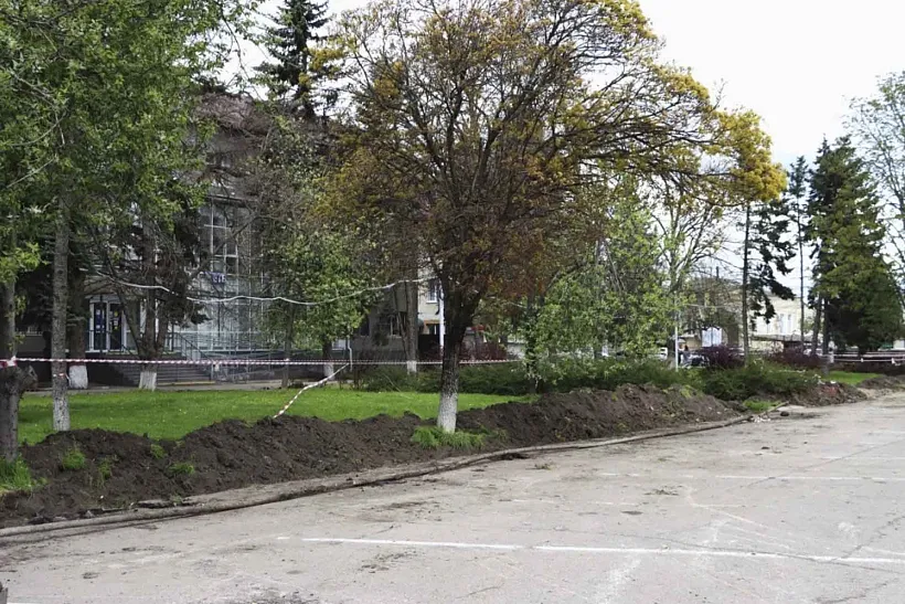 В&nbsp;станице Павловской на&nbsp;Кубани реконструируют центральную площадь