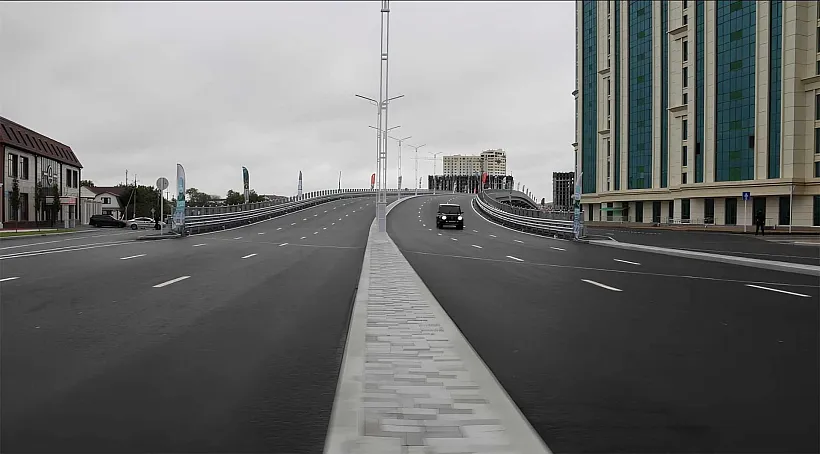 В&nbsp;Грозном открыли после ремонта улицу Шерипова и&nbsp;мост