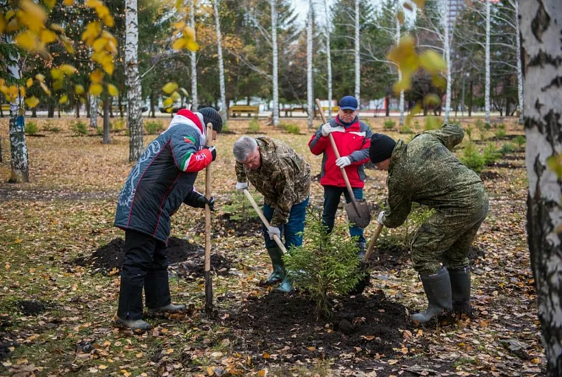 В&nbsp;Набережных Челнах высадили более 22&nbsp;тысяч деревьев и&nbsp;кустарников