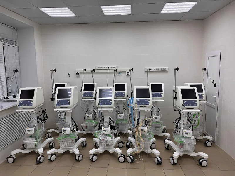 Новые аппараты ИВЛ поступили в&nbsp;клинический перинатальный центр в&nbsp;Уфе