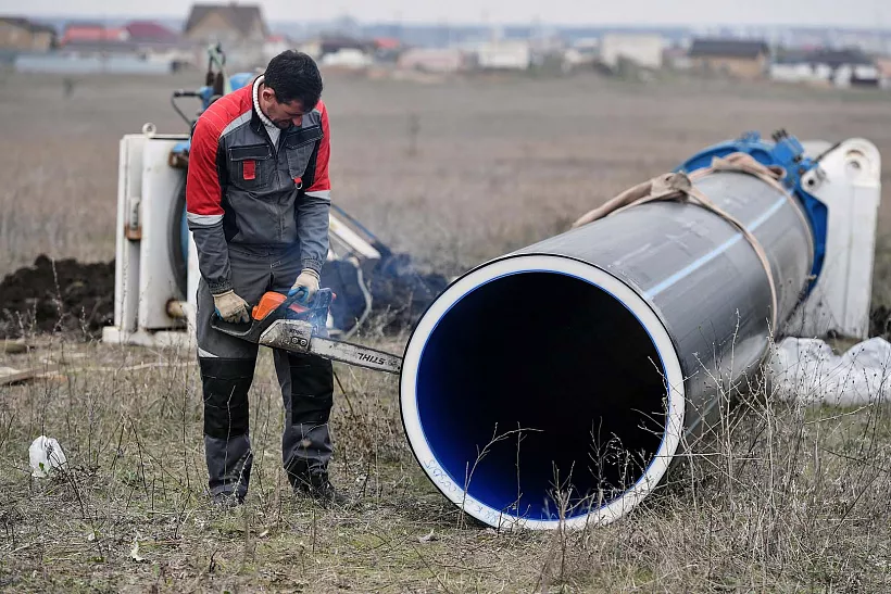 Новый водовод в&nbsp;Орле достроят к&nbsp;концу года