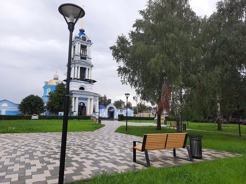 В&nbsp;Задонске Липецкой области завершилось благоустройство Успенского сквера