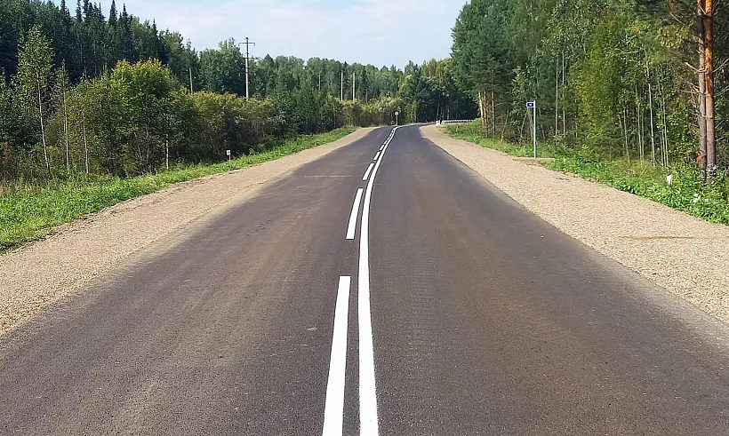 В&nbsp;Енисейском районе Красноярского края завершили ремонт участка дороги