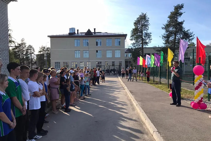 В&nbsp;городе Красновишерске Пермского края открыли новую спортивную площадку