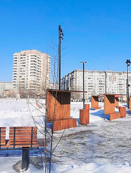 В&nbsp;Красноярске благоустраивают сквер на&nbsp;месте бывшего Казачьего рынка