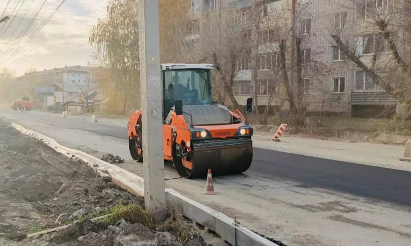 В&nbsp;Горно-Алтайске завершается ремонт дороги по&nbsp;улице Чорос-Гуркина