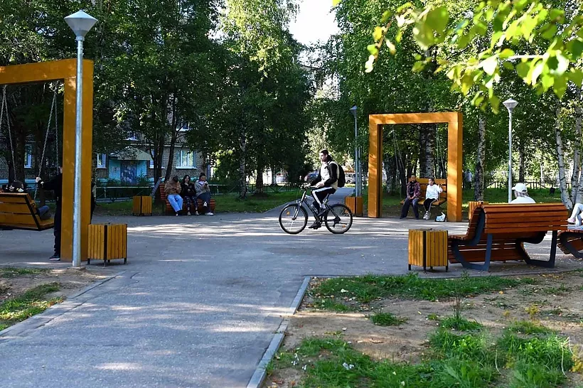 В&nbsp;поселке Нижний Одес Республики Коми появился новый сквер