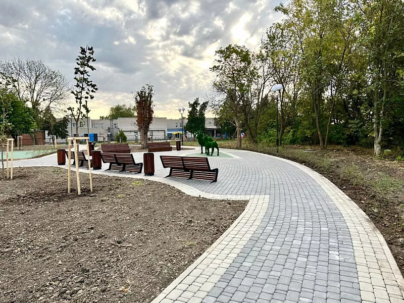 В&nbsp;кубанской станице Челбасской благоустроили парк