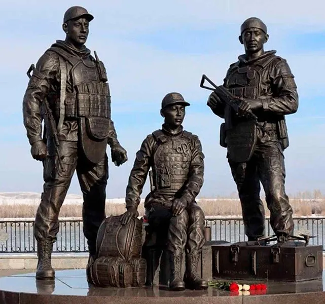 В&nbsp;Кызыле открыли скульптурный комплекс, посвященный участникам СВО