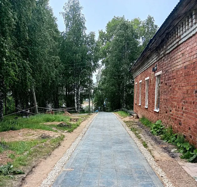 В&nbsp;селе Кослан Республики Коми завершают благоустройство парка отдыха